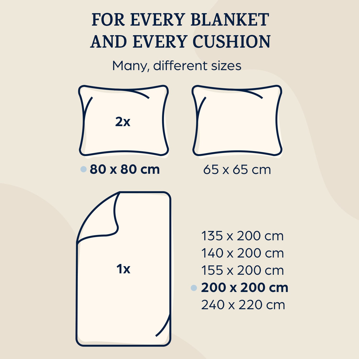 Soft Wonder Edition Bedding 200 x 200 cm microfibre Sand