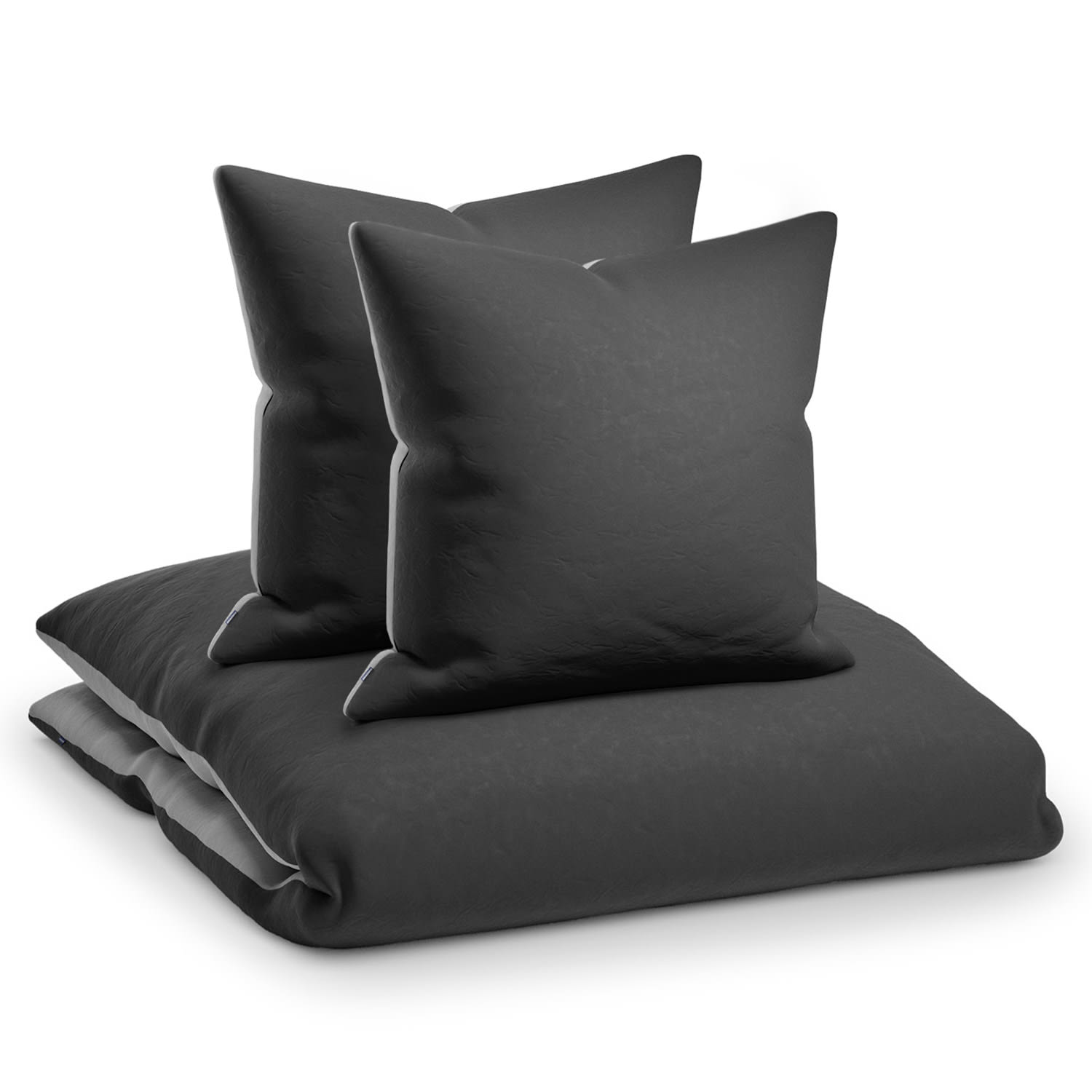 Soft Wonder-Edition Ropa de cama 240x220 cm Microfibra Gris Oscuro