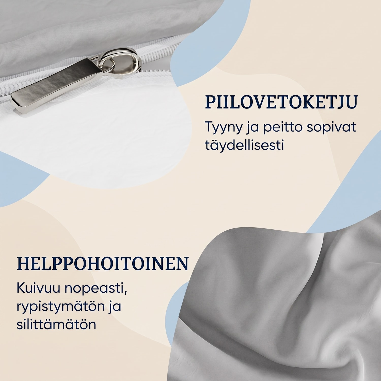 Soft Wonder Edition vuodevaatteet 240 x 220 cm mikrokuitu Keskiharmaa