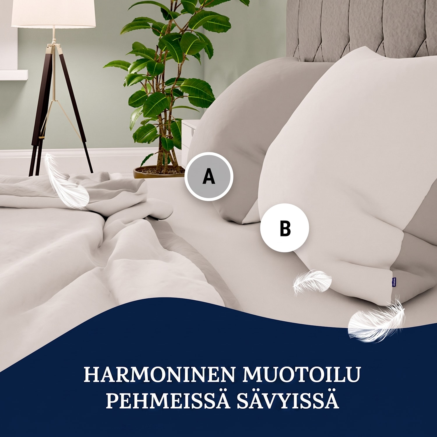 Soft Wonder Edition vuodevaatteet 240 x 220 cm mikrokuitu Keskiharmaa
