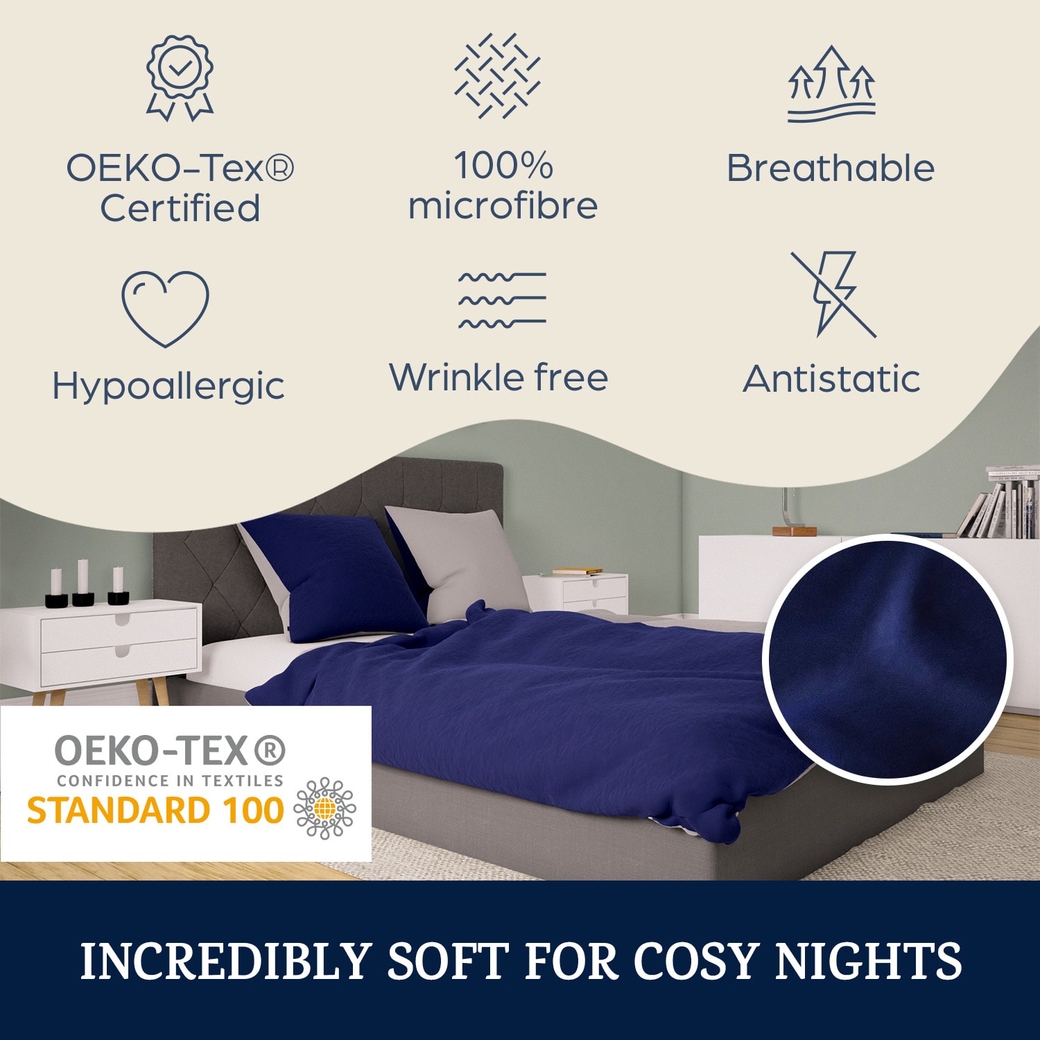 Soft Wonder Edition, спално бельо, 240x200 см, микрофибър 