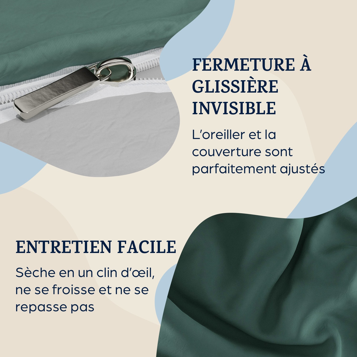 Soft Wonder Edition Parure de lit 140 x 200 cm microfibre 