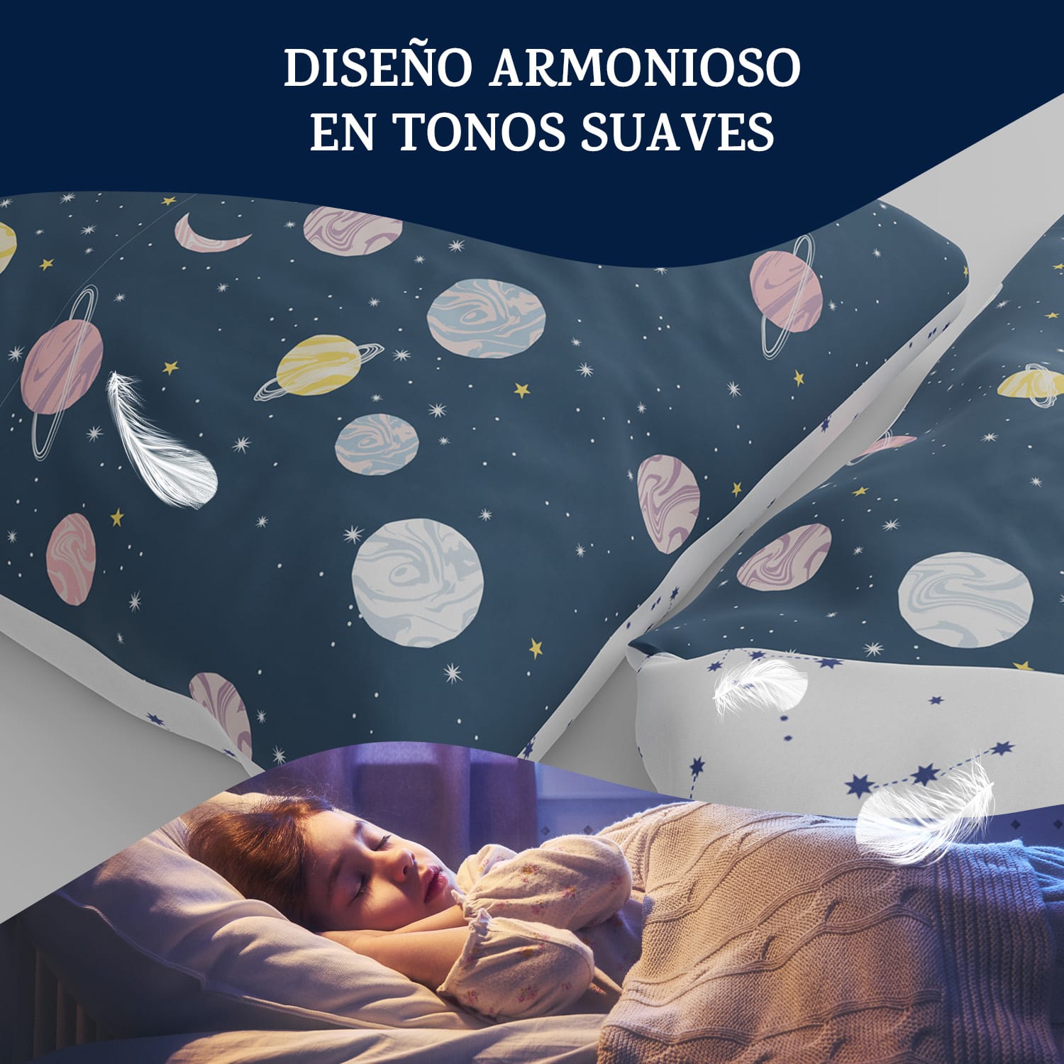 Soft Wonder Kids-Edition Ropa de cama 100 x 135 cm 40 x 60 cm Microfibra transpirable 100 x 135 cm / 40 x 60 cm | planeta