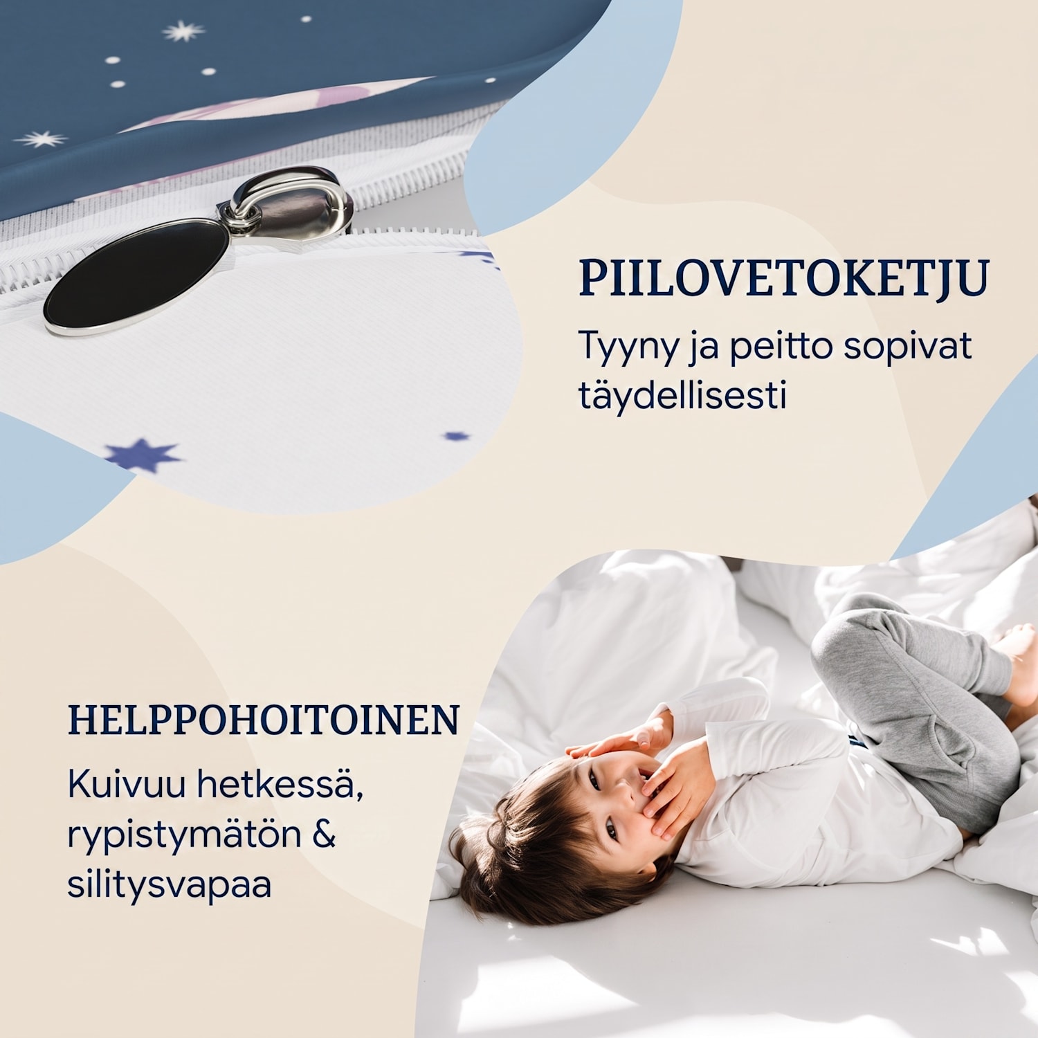 Soft Wonder Kids Edition vuodevaatteet 100 x 135 cm 40 x 60 cm hengittävä mikrokuitu 100 x 135 cm / 40 x 60 cm | planeetta