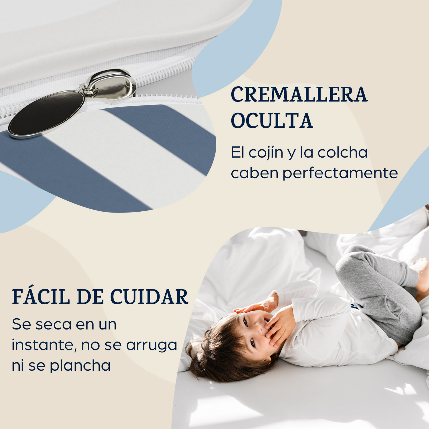 Soft Wonder Kids-Edition Ropa de cama 135 x 200 cm 80 x 80 cm Microfibra transpirable 