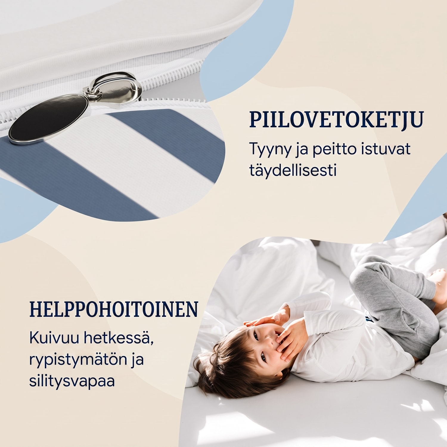 Soft Wonder Kids Edition vuodevaatteet 135 x 200 cm 80 x 80 cm hengittävä mikrokuitu 135 x 200 cm / 80 x 80 cm | Meri avaruudessa