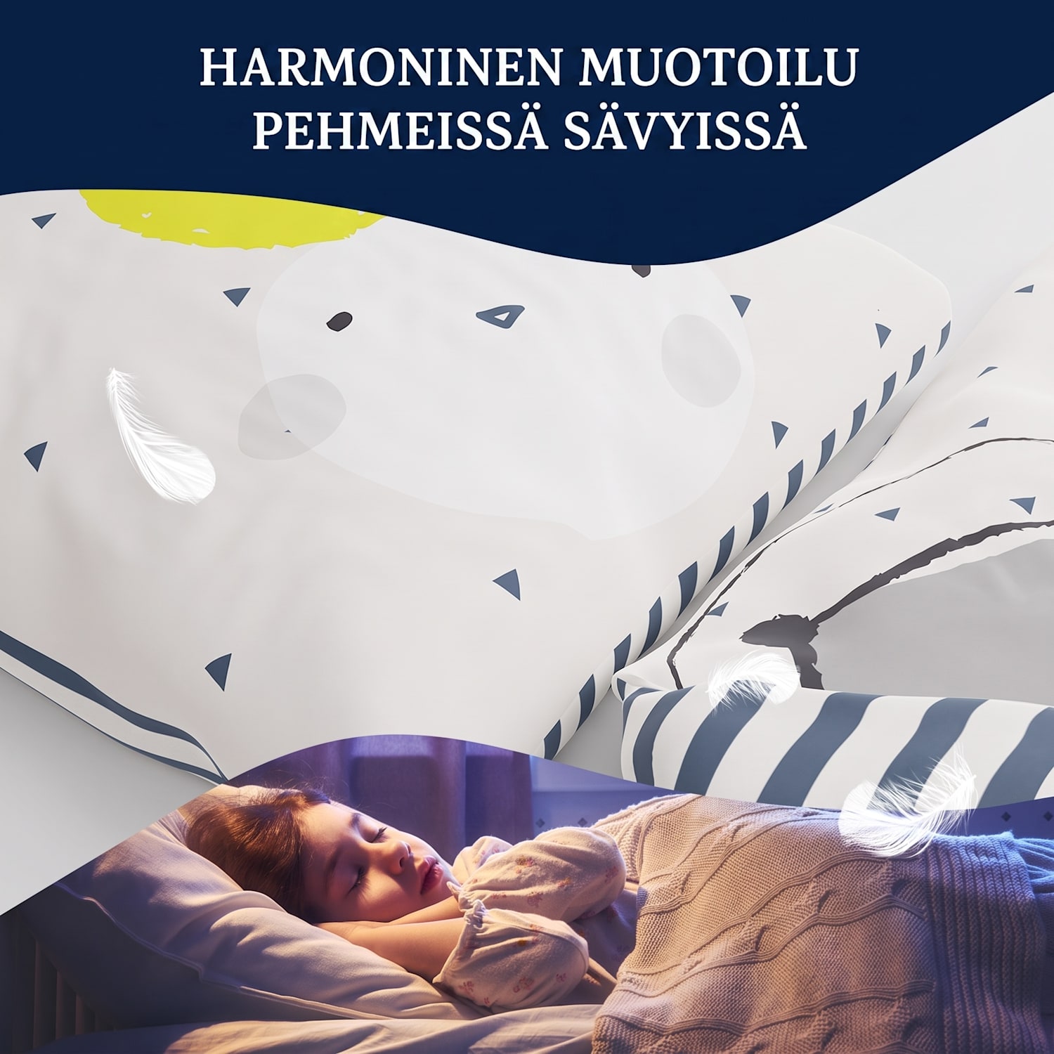 Soft Wonder Kids Edition vuodevaatteet 135 x 200 cm 50 x 75 cm hengittävä mikrokuitu 135 x 200 cm / 50 x 75 cm | Meri avaruudessa