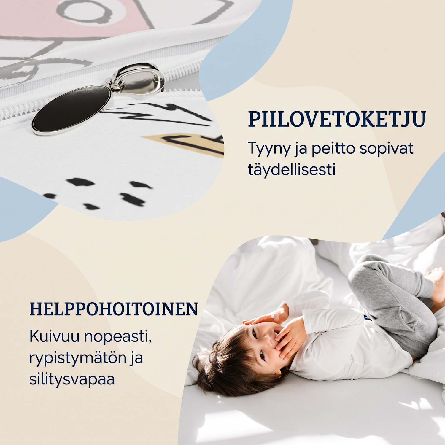 Soft Wonder Kids Edition vuodevaatteet 100 x 135 cm 40 x 60 cm hengittävä mikrokuitu 100 x 135 cm / 40 x 60 cm | astronautti