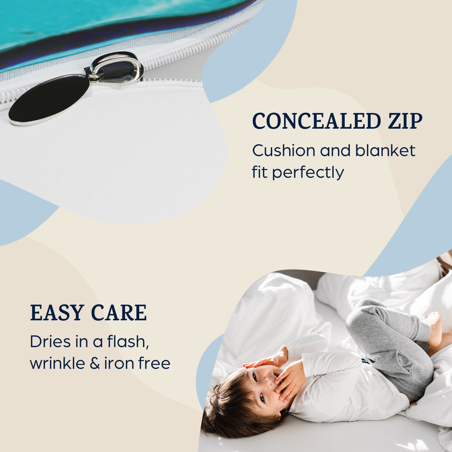 sleepwise, Soft Wonder Kids-Edition, posteľná bielizeň, 100 x 135 cm, 40 x 60 cm, priedušná, mikrovlákno 100 x 135 cm / 40 x 60 cm | robot