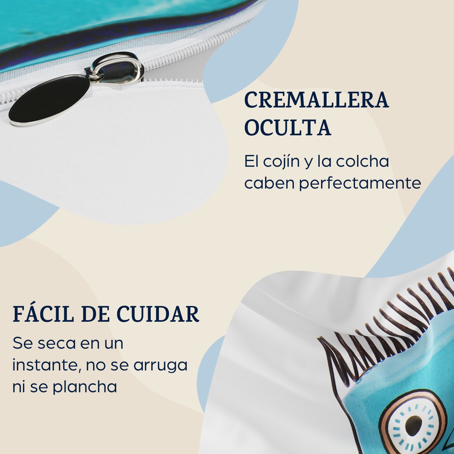 Soft Wonder Kids-Edition Ropa de cama 135 x 200 cm 80 x 80 cm Microfibra transpirable 135 x 200 cm / 80 x 80 cm | robot