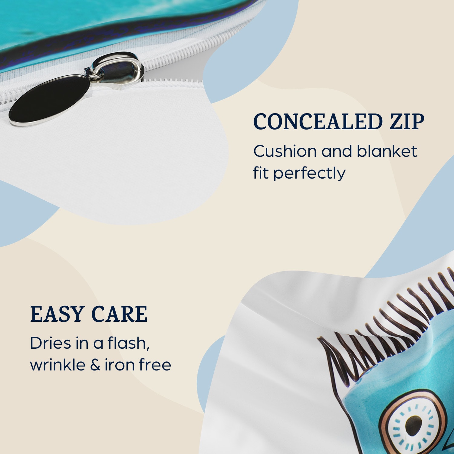 sleepwise, Soft Wonder Kids-Edition, спално бельо, 135 x 200 см, 50 x 75 см, дишащо, микровлакно 135 x 200 cm / 50 x 75 cm | робот