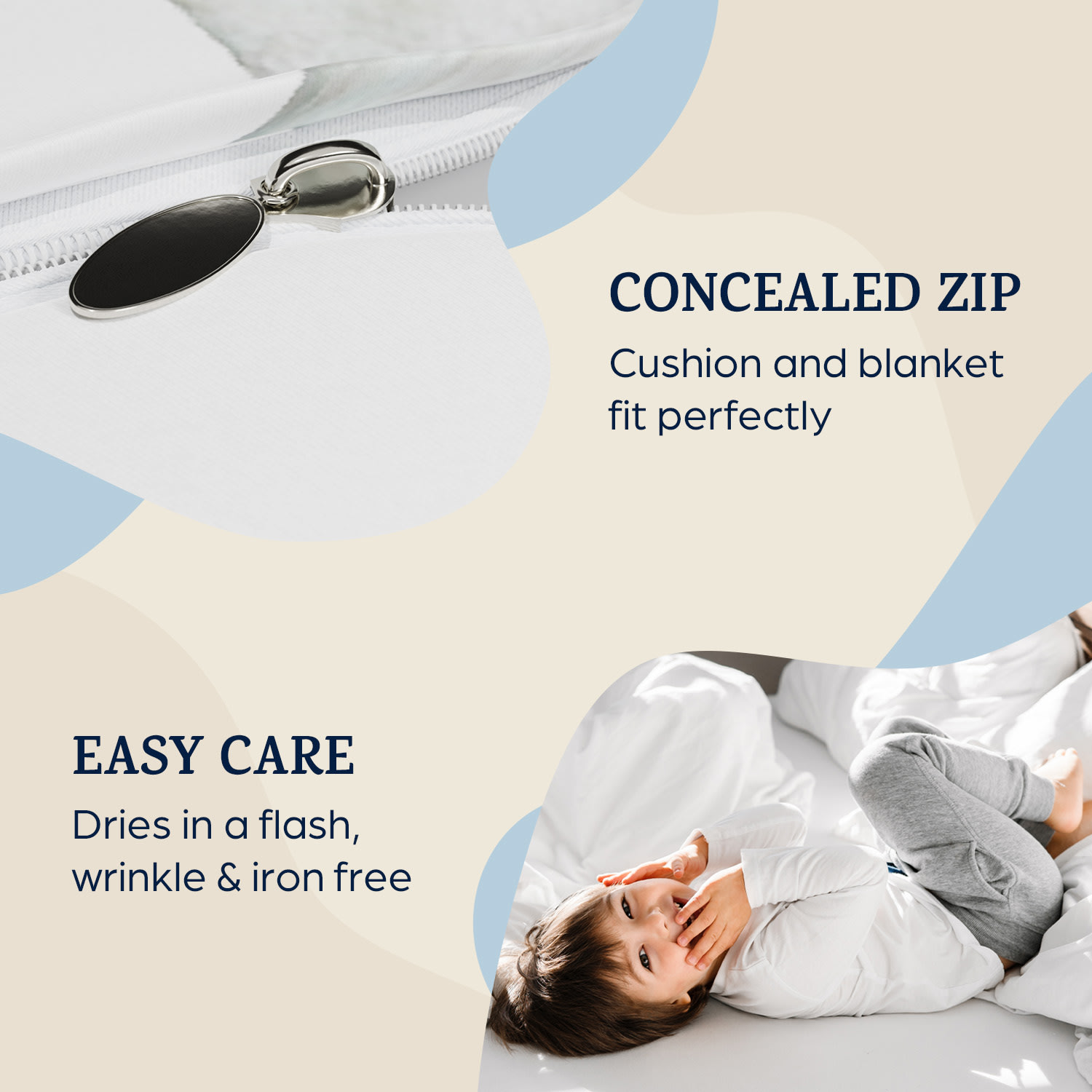 sleepwise, Soft Wonder Kids-Edition, posteľná bielizeň, 135 x 200 cm, 50 x 75 cm, priedušná, mikrovlákno 135 x 200 cm / 50 x 75 cm | Unicorn