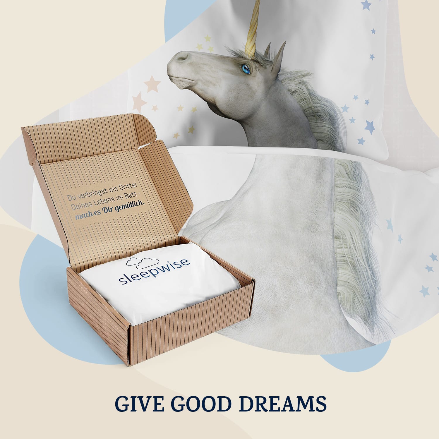 Soft Wonder Kids-Edition, posteľná bielizeň, 140 x 200 cm, 65 x 65 cm, priedušná, mikrovlákno 140 x 200 cm / 65 x 65 cm | Unicorn