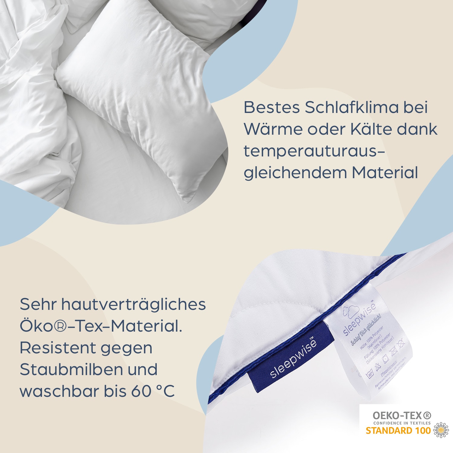 The Cloud Bettdecke 220 x 240 cm Mikrofaser Ganzjahresdecke 