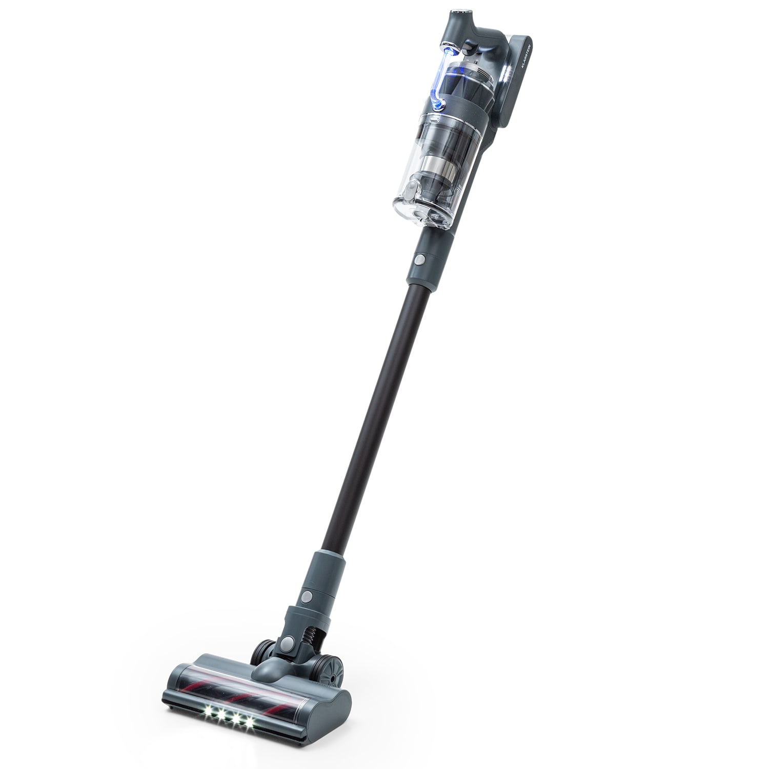 LARMA, vysávač, akumulátorový, bezvreckový, maximálna doba prevádzky 45min, LED Antracit