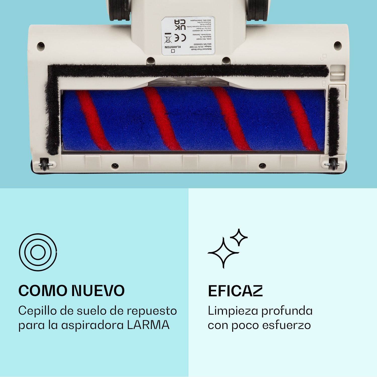 Cepillo de repuesto para aspiradoras LARMA Cepillo para quitar el polvo 