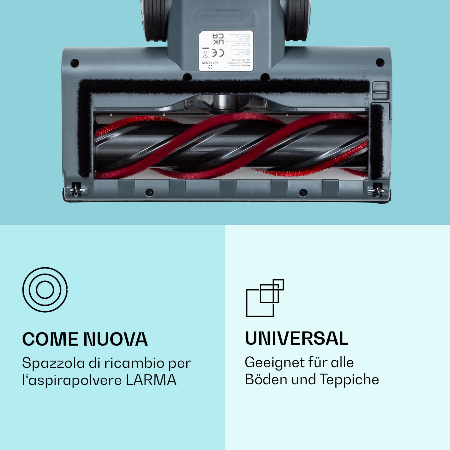 LARMA Aspirapolvere spazzola di ricambio per tutti i tipi di pavimenti 