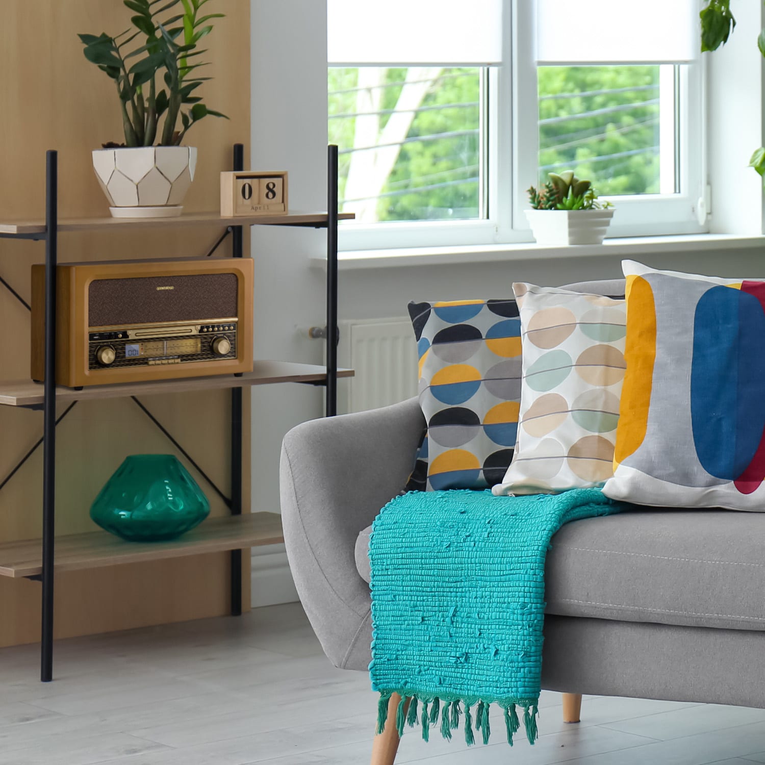 Belle Epoque 1906 Retro-Stereoanlage CD FM USB MP3 REC AUX  Kirschbaumholz