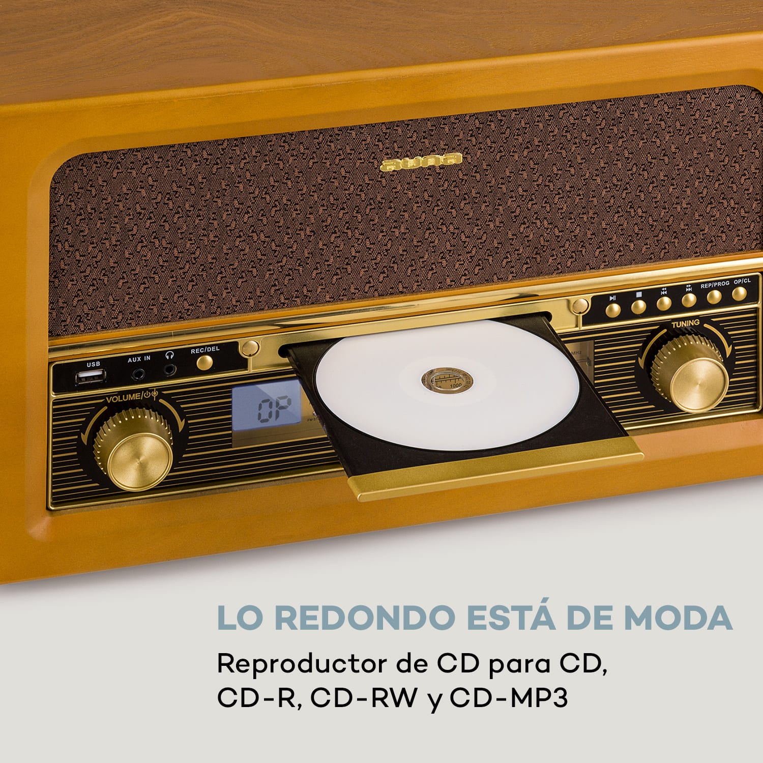 Belle Epoque 1906 equipo estéreo vintage  Madera de Cerezo