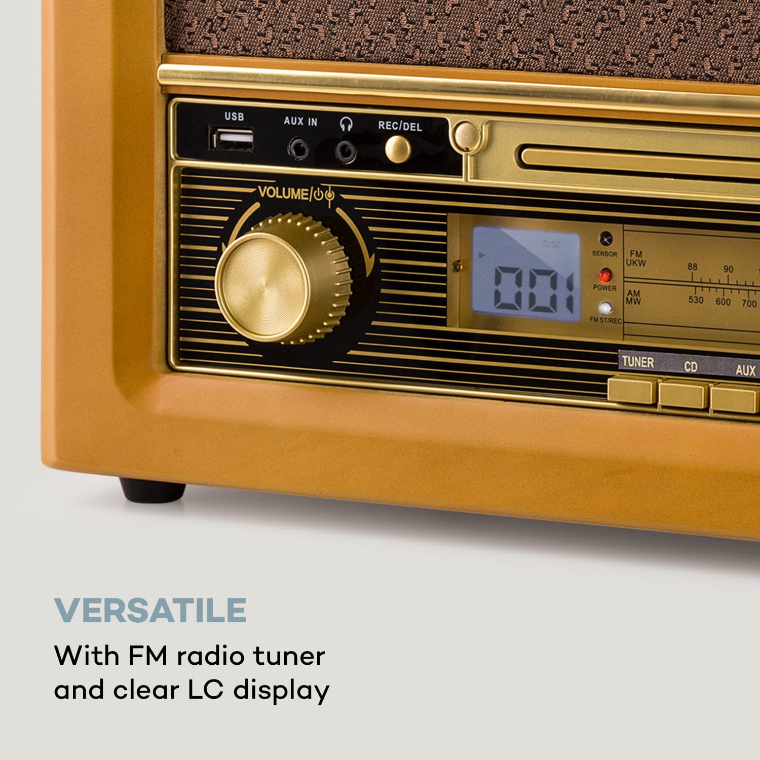 Belle Epoque 1906 Retro Stereo Systém CD FM USB MP3 REC AUX