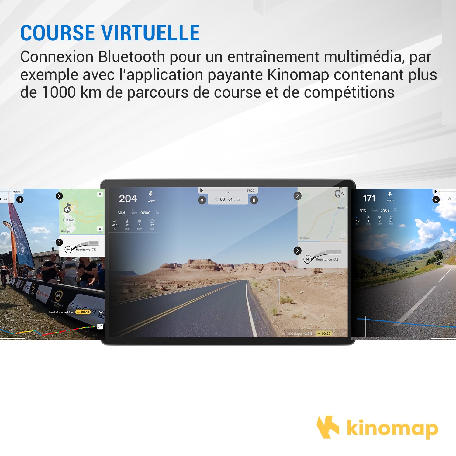 Crius Bluetooth Mini Résistance à 8 niveaux pour le bureau ou l'ordinateur d'entraînement à domicile  