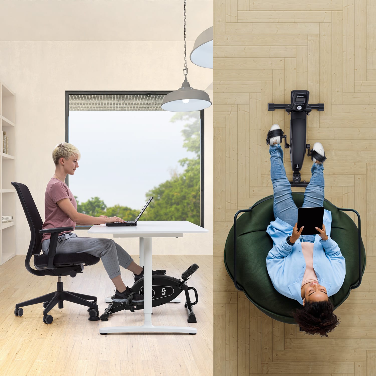 Crius Bluetooth Mini, 8-razinski otpor za ured ili dom, računalo za vježbanje 