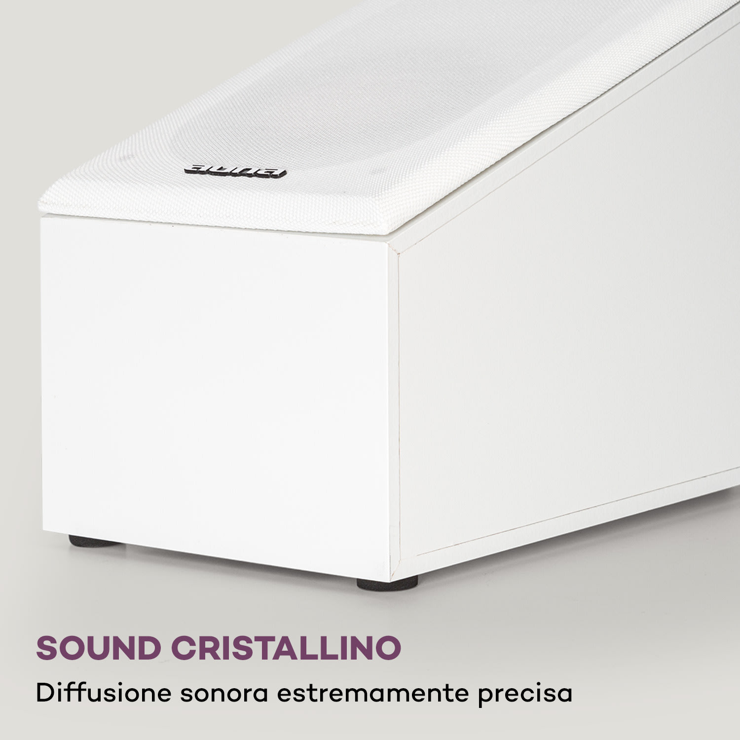 Linie 501 Atmos SAT - Diffusori passivi, 2 x 60 W RMS, frequenza 100 Hz-20 kHz, 4-8 Ohm Bianco