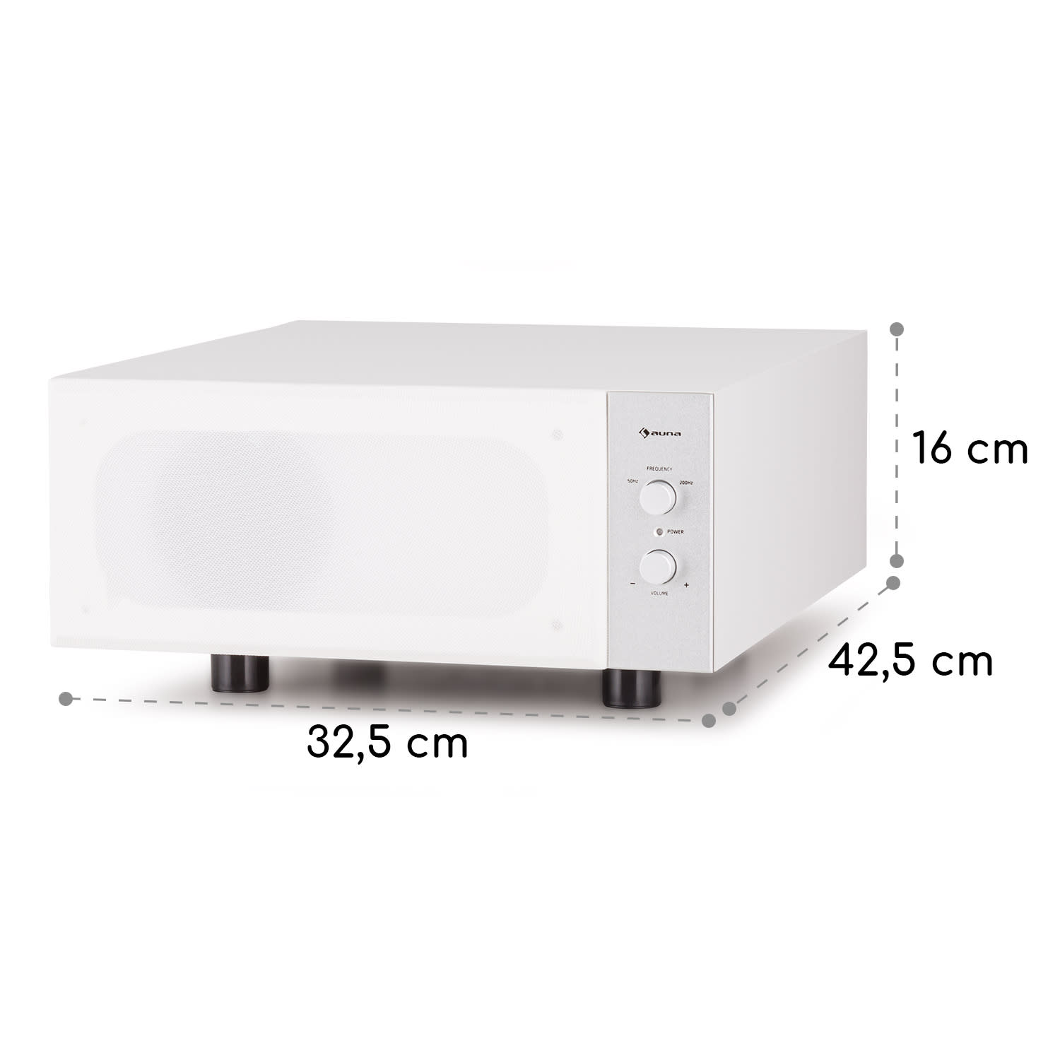 Line 501 Slim, subwoofer, bassreflex, aktivní, 80 W RMS, 50 - 100 Hz, 4 Ohm