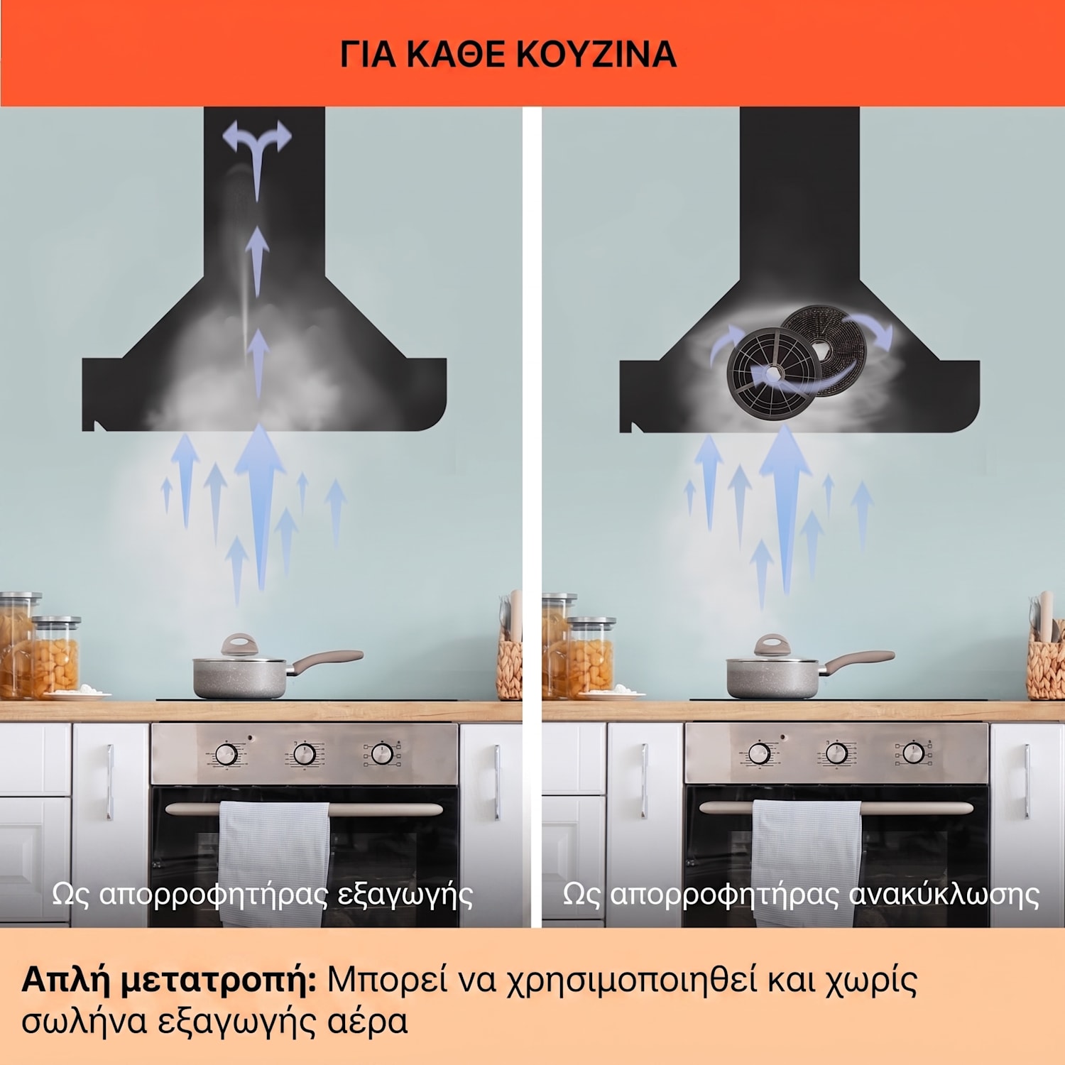 Clara Smart 90cm 590m³/h Κεκλιμένος Απορροφητήρας Μαύρος 90 εκ | Μαύρο