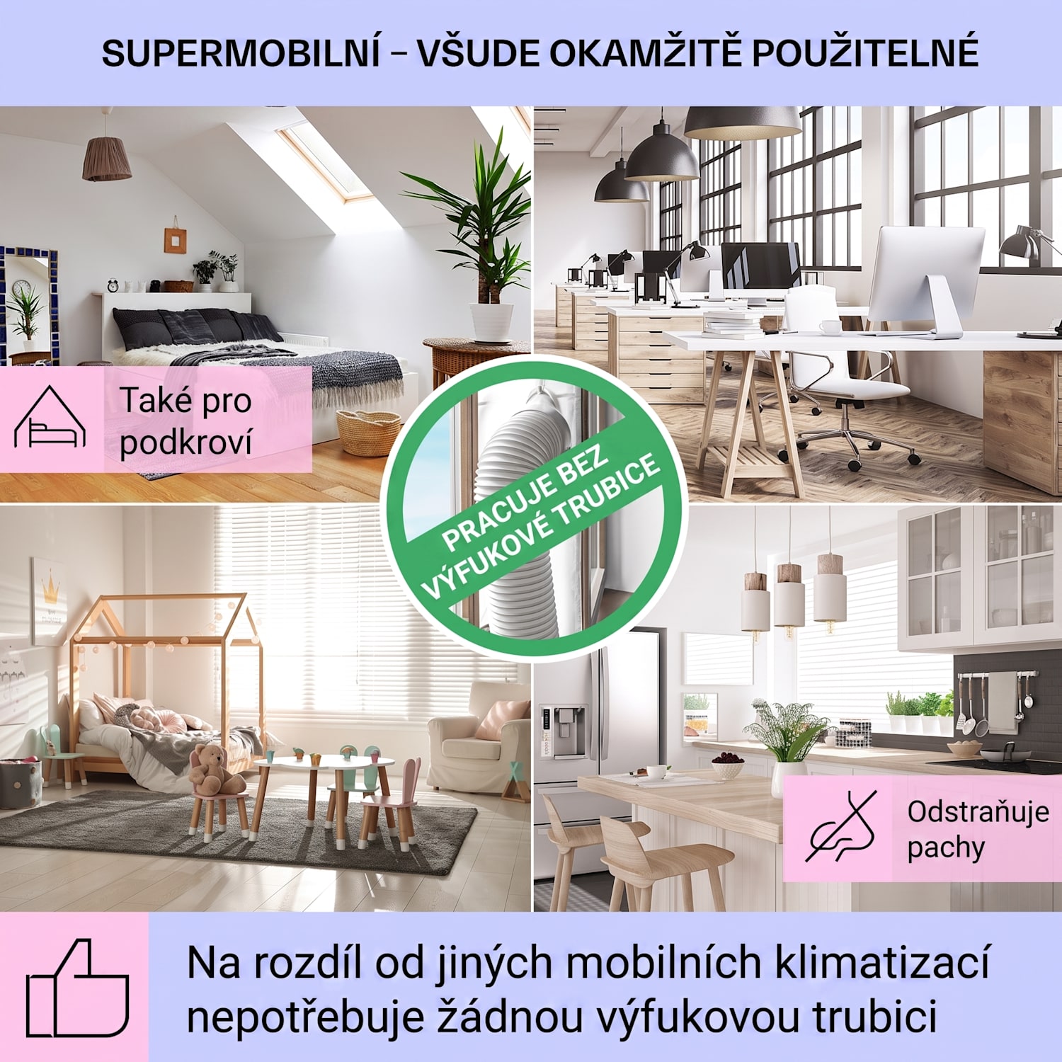 Mistral, ochlazovač vzduchu 5 v 1, ventilátor, zvlhčovač, ionizátor, 360 m³/h, dálkové ovládání 360 m³/h | Ne | Černá