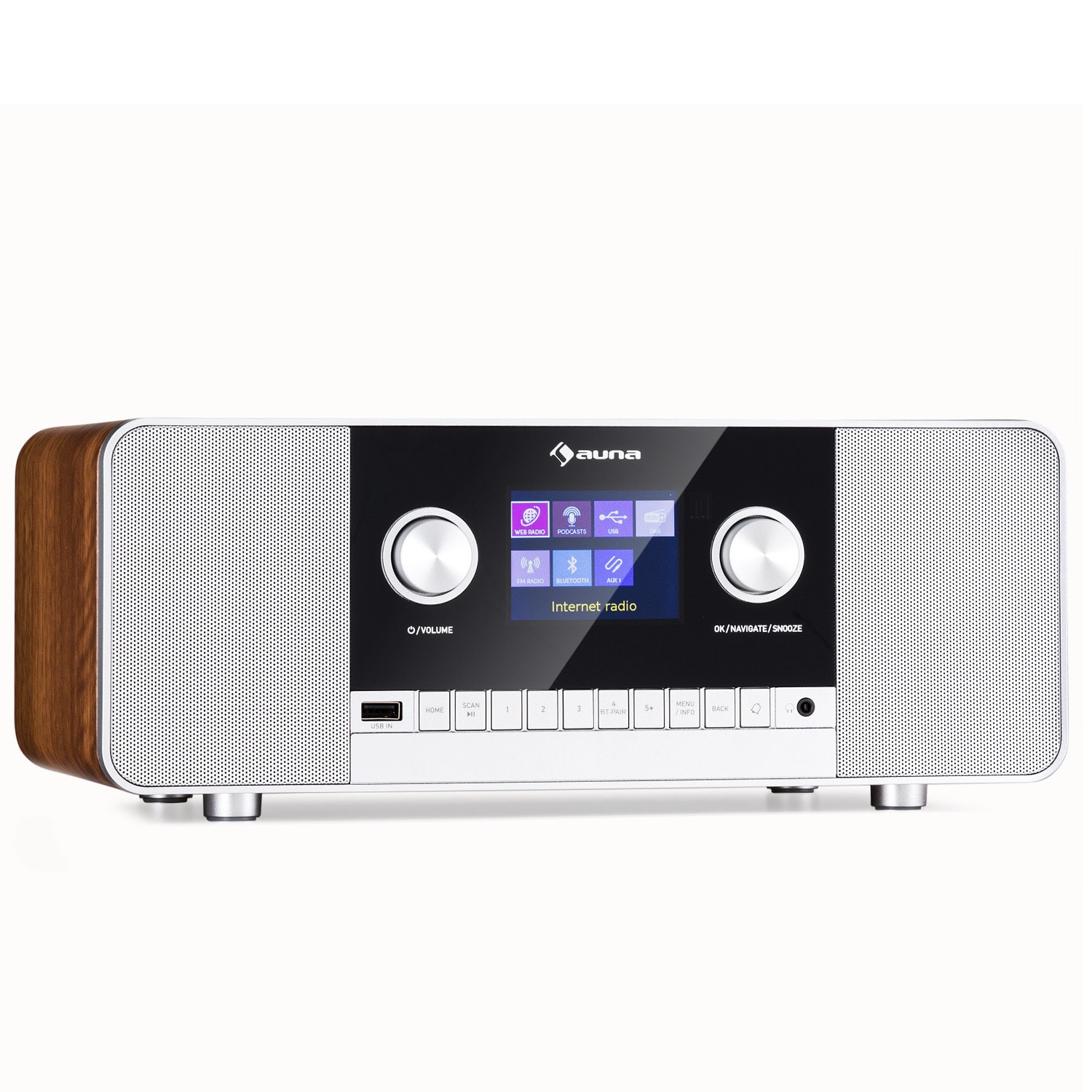 Connect 120 MKII - Radio web, Bluetooth, WiFi, DAB/DAB+, USB Noce