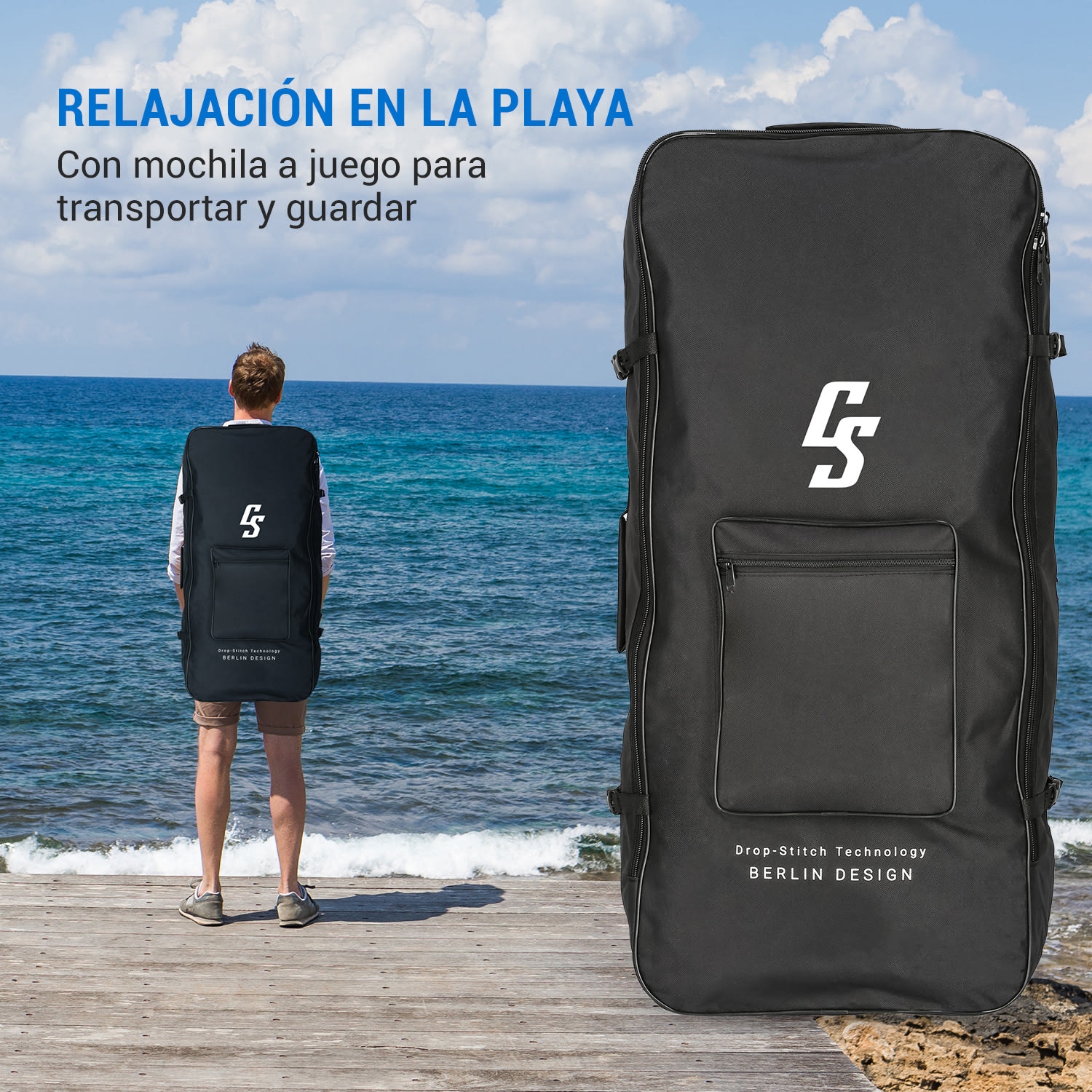 Mamao Touring Board tabla de paddle inflable set de tabla SUP Touring Tiki