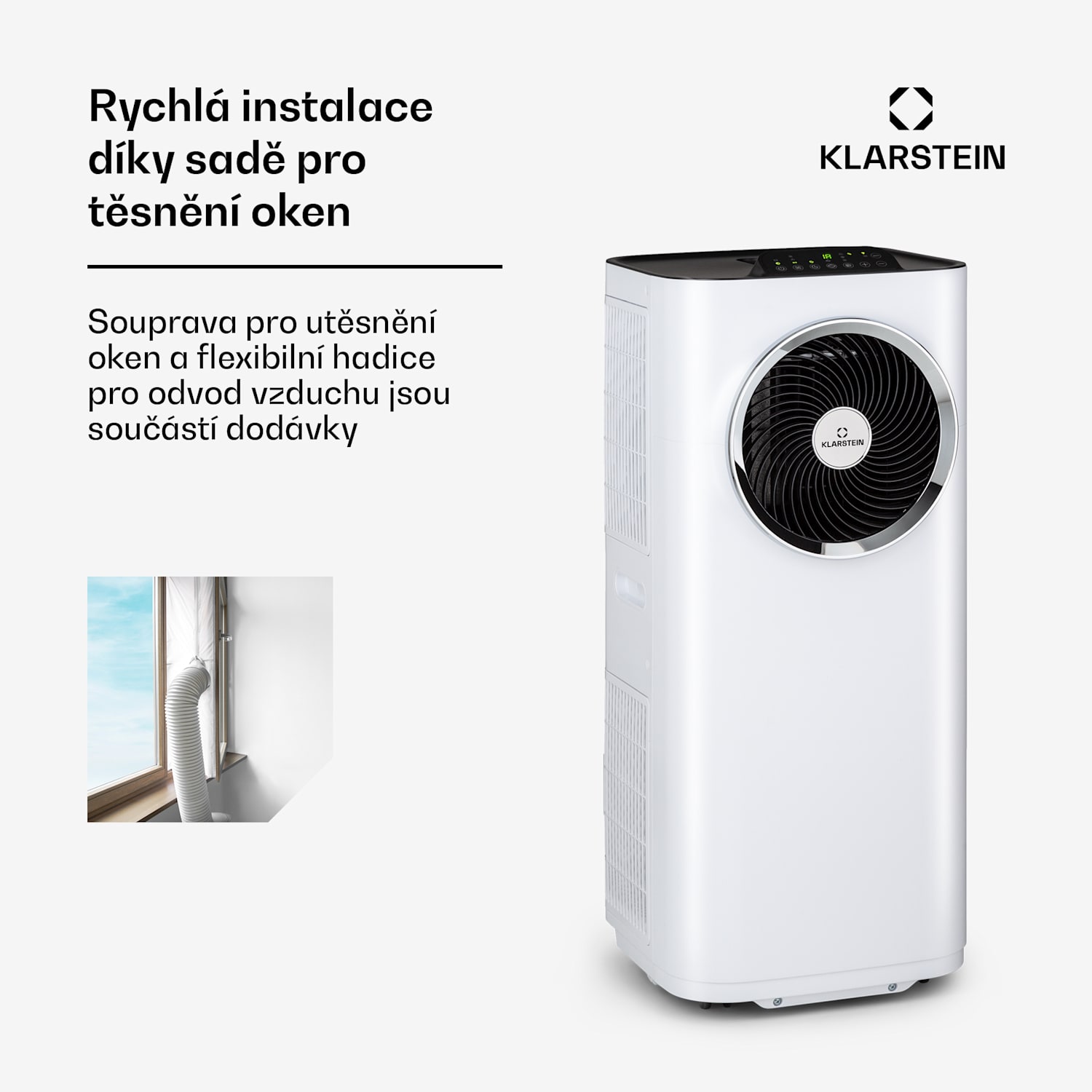 Kraftwerk Eco Smart 11, klimatizace, 3 v 1, 11 500 BTU, dálkové ovládání, ovládání pomocí aplikace 