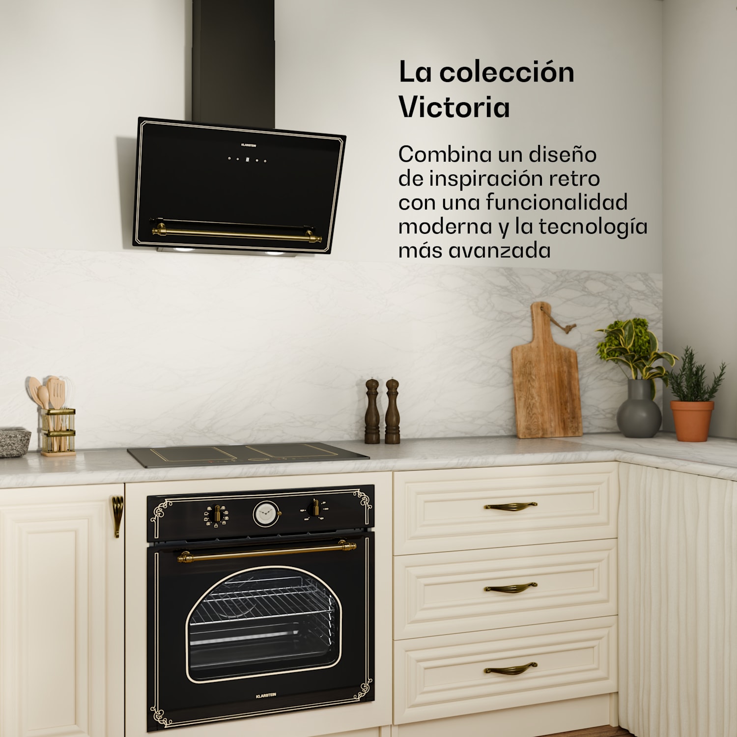 Placa de inducción Victoria 4 Flex Instalación 7000 W 2 Zonas flexibles Temporizador 4 | Negro