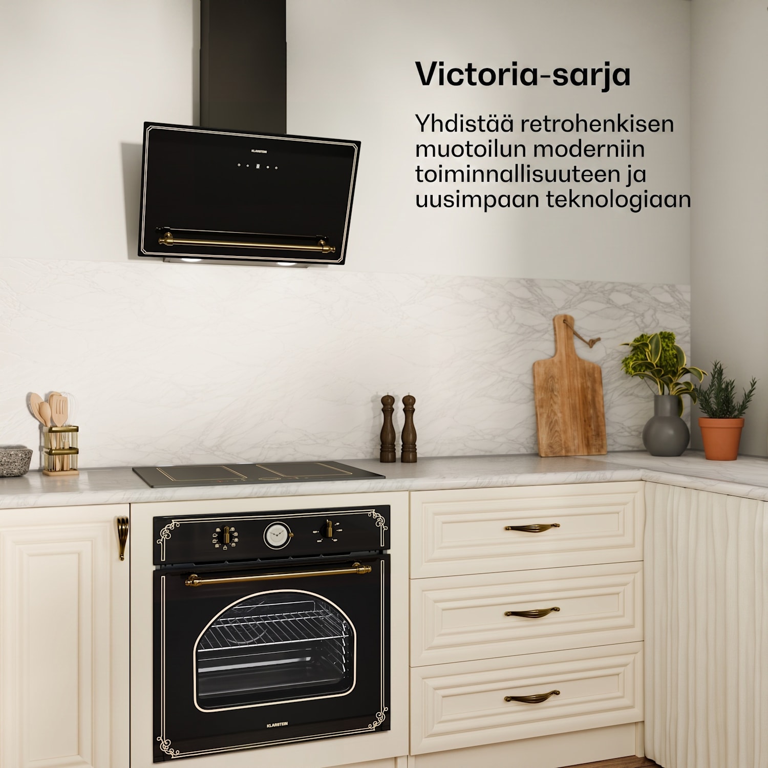 Victoria 4 Flex -induktioliesi integroitava 7000 W 2 joustavaa vyöhykettä ajastin 60 cm | 2 Joustoaluetta | Musta
