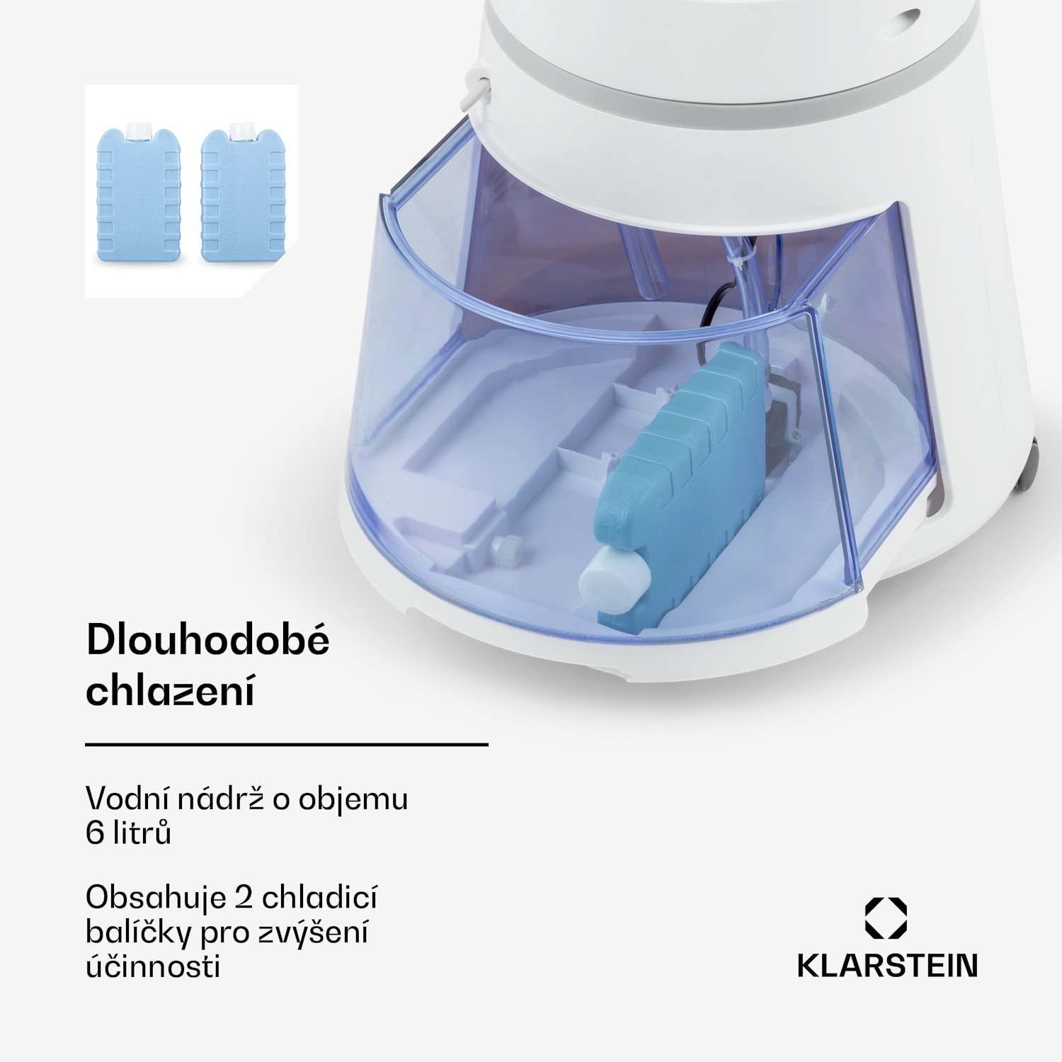 Skyscraper Ice Smart, 4 v 1, ochlazovač vzduchu a ventilátor, WiFi, 210 m³/h, dálkové ovládání 210 m³/h | Ano | Bílá