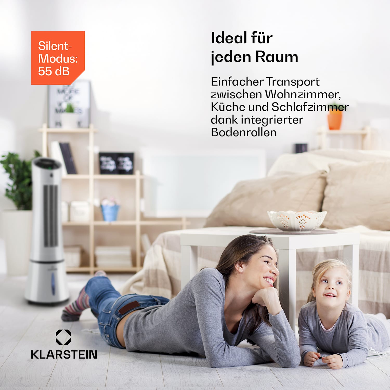 Skyscraper Ice Smart 4-in-1 Luftkühler & Ventilator WiFi 210m³/h Fernbedienung 