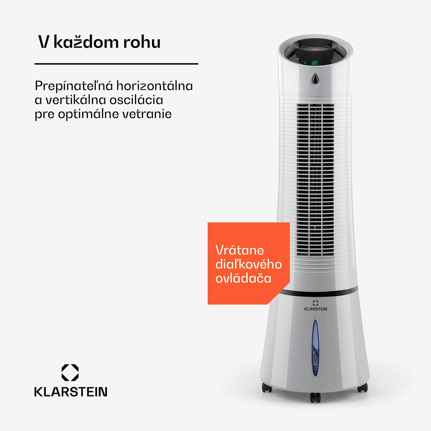 Skyscraper Ice Smart, 4-v-1 ochladzovač vzduchu, ventilátor, 210m³/h, WiFi, diaľkové ovládanie 210 m³/h | Áno | Šedá