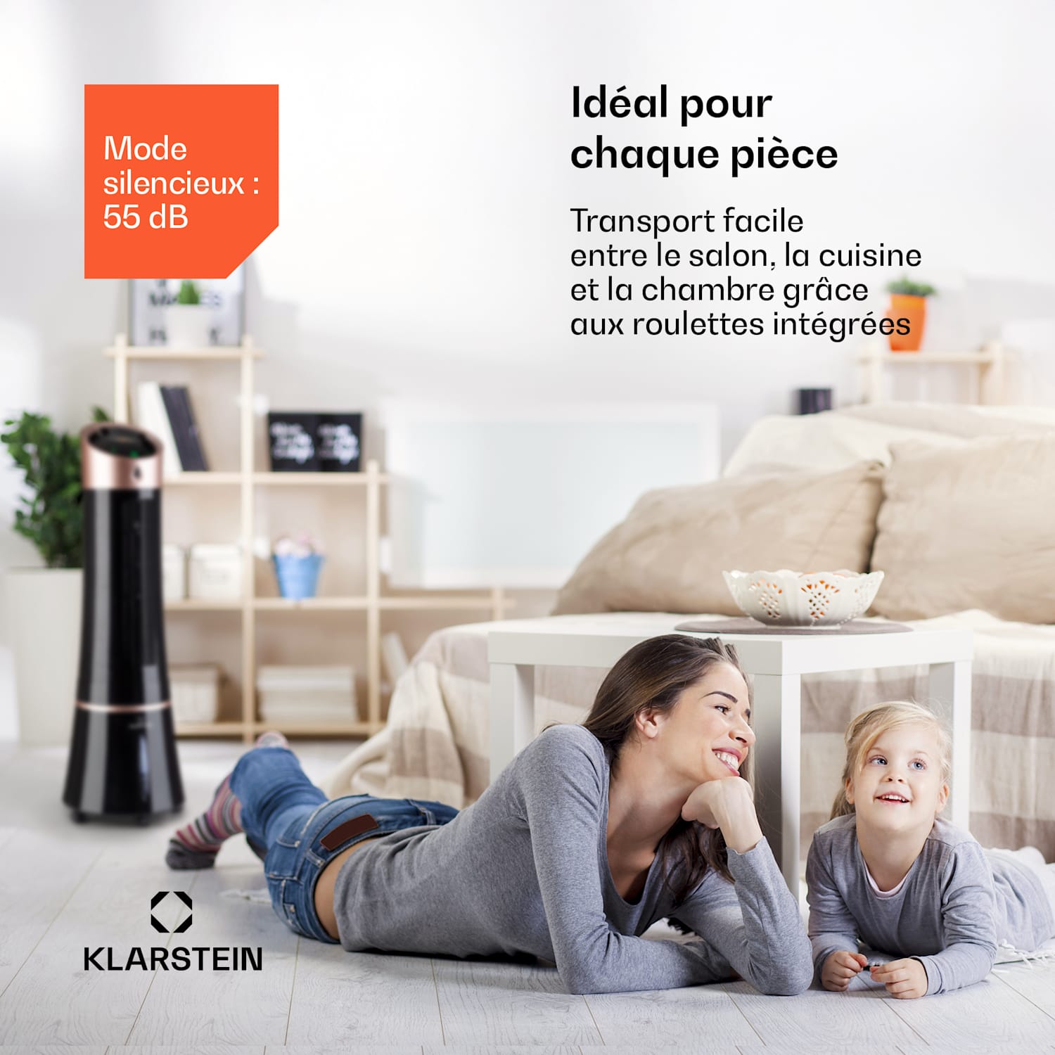 Skyscraper Ice Smart 4-in-1 luchtkoeler & ventilator Wifi 210 m³/h afstandsbediening 