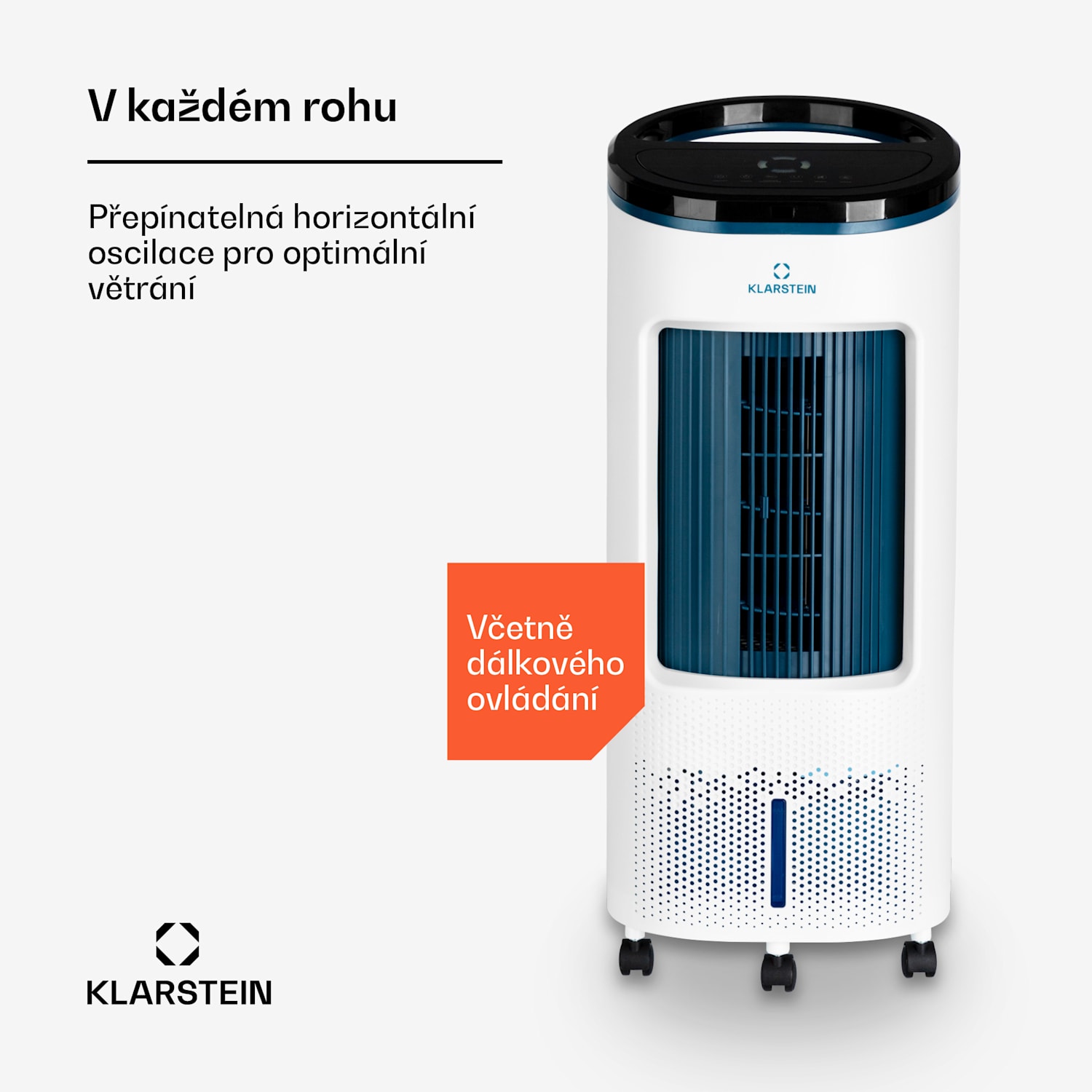 IceWind Plus Smart 4-v-1, ochlazovač vzduchu, ventilátor, zvlhčovač, čistička vzduchu, ovládání aplikací 330 m³/h | Ano | Bílý / černý