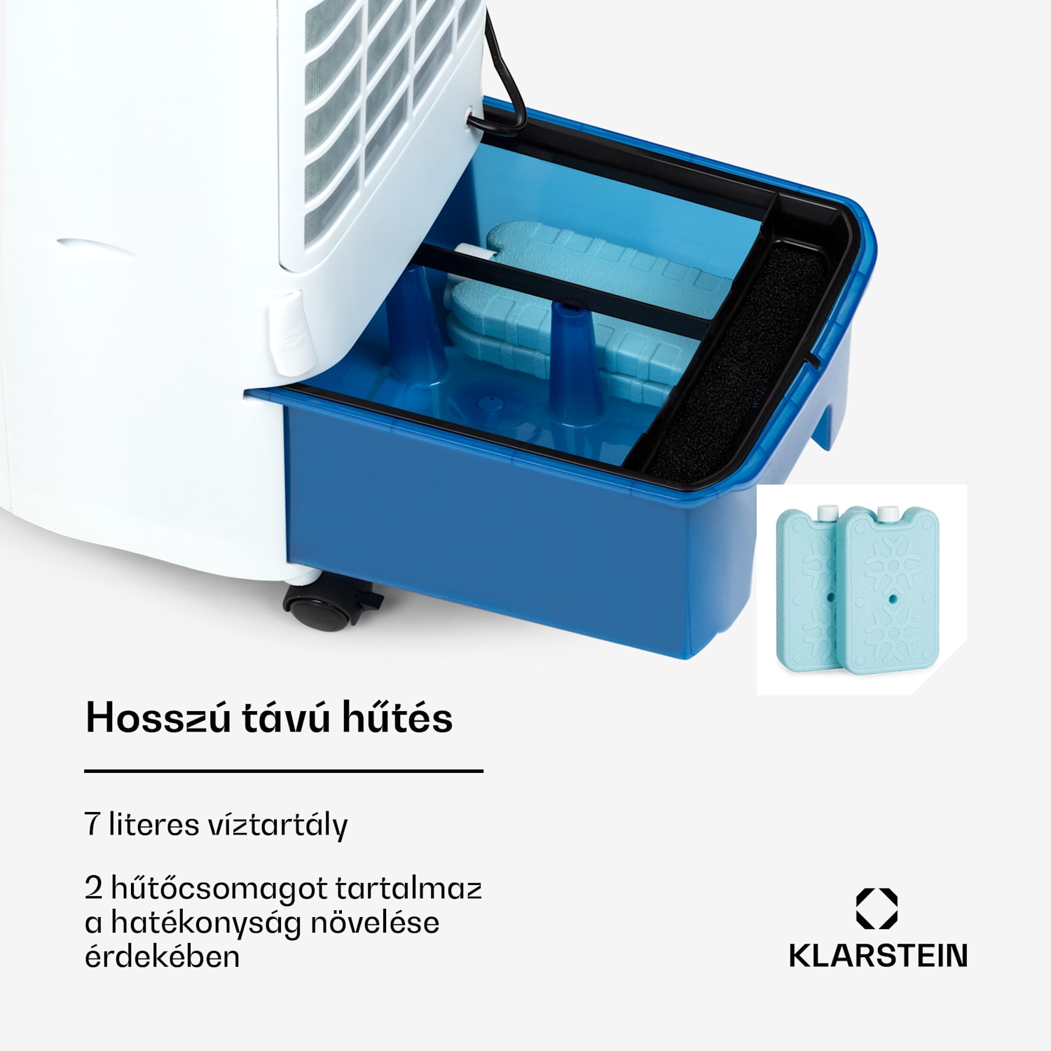 IceWind Plus Smart 4 az 1-ben, léghűtő, ventilátor, párásító, légtisztító, app vezérléssel 