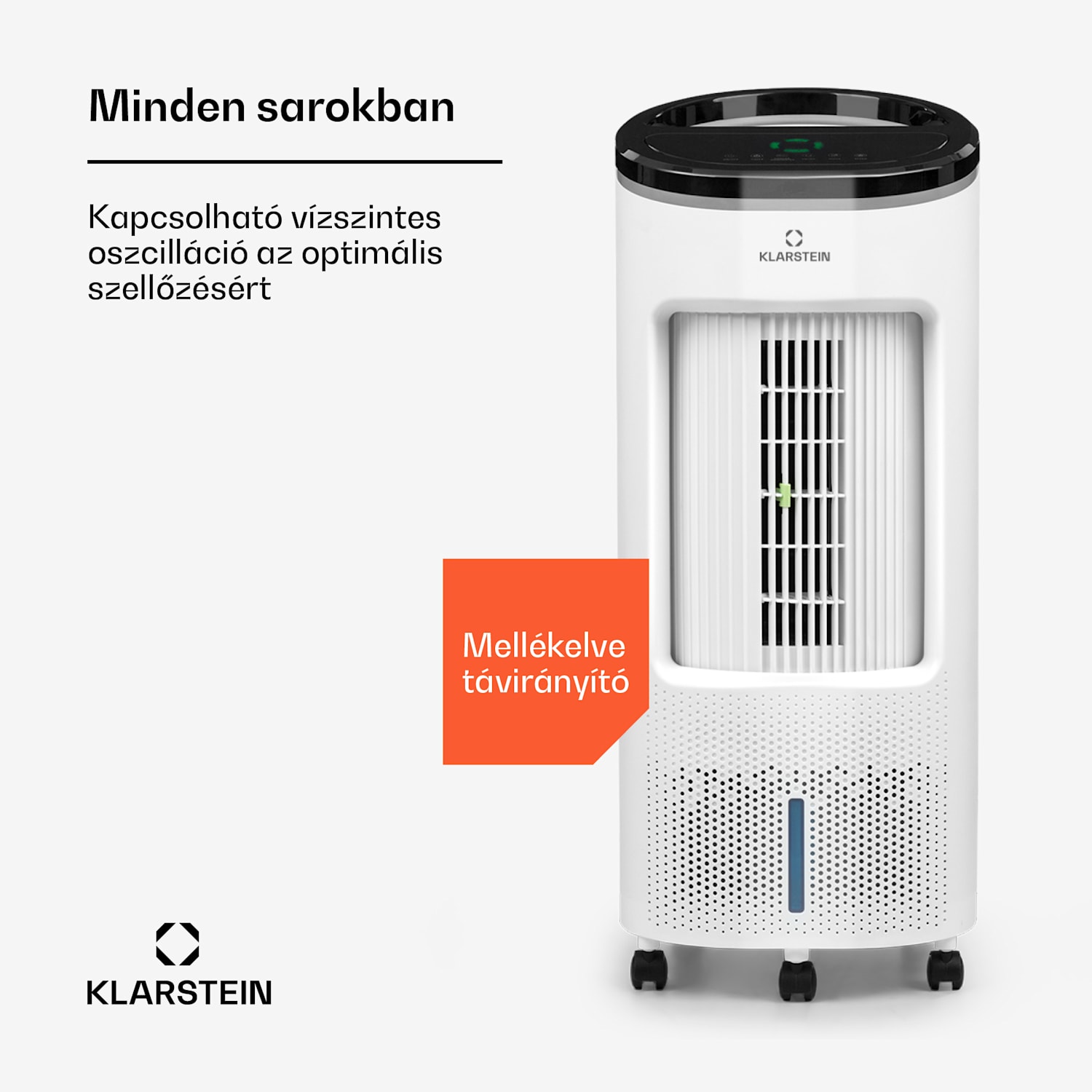 IceWind Plus Smart 4 az 1-ben, léghűtő, ventilátor, párásító, légtisztító, app vezérléssel 