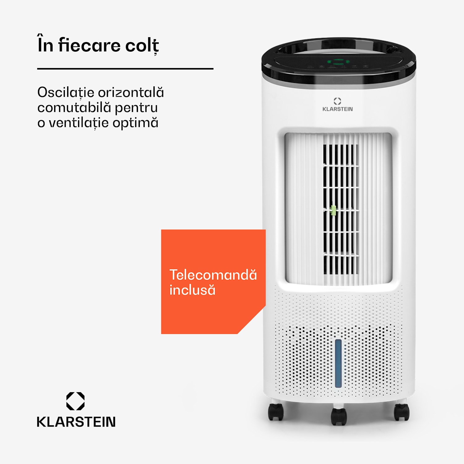 IceWind Plus Smart 4-în-1, răcitor de aer, ventilator, umidificator, purificator de aer, control prin aplicație 330 m³/h | Da | Alb