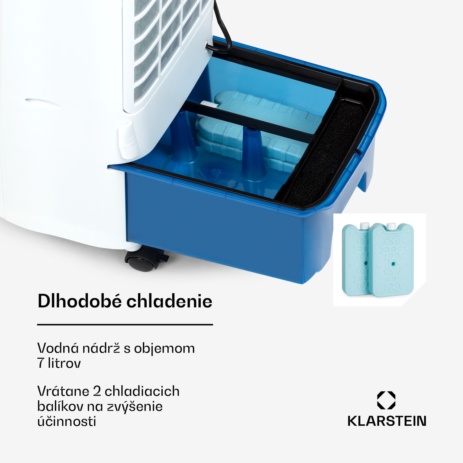 IceWind Plus Smart, 4 v 1 ochladzovač vzduchu, ventilátor, zvlhčovač, čistička vzduchu, ovládanie aplikáciou 330 m³/h | Áno | Biela