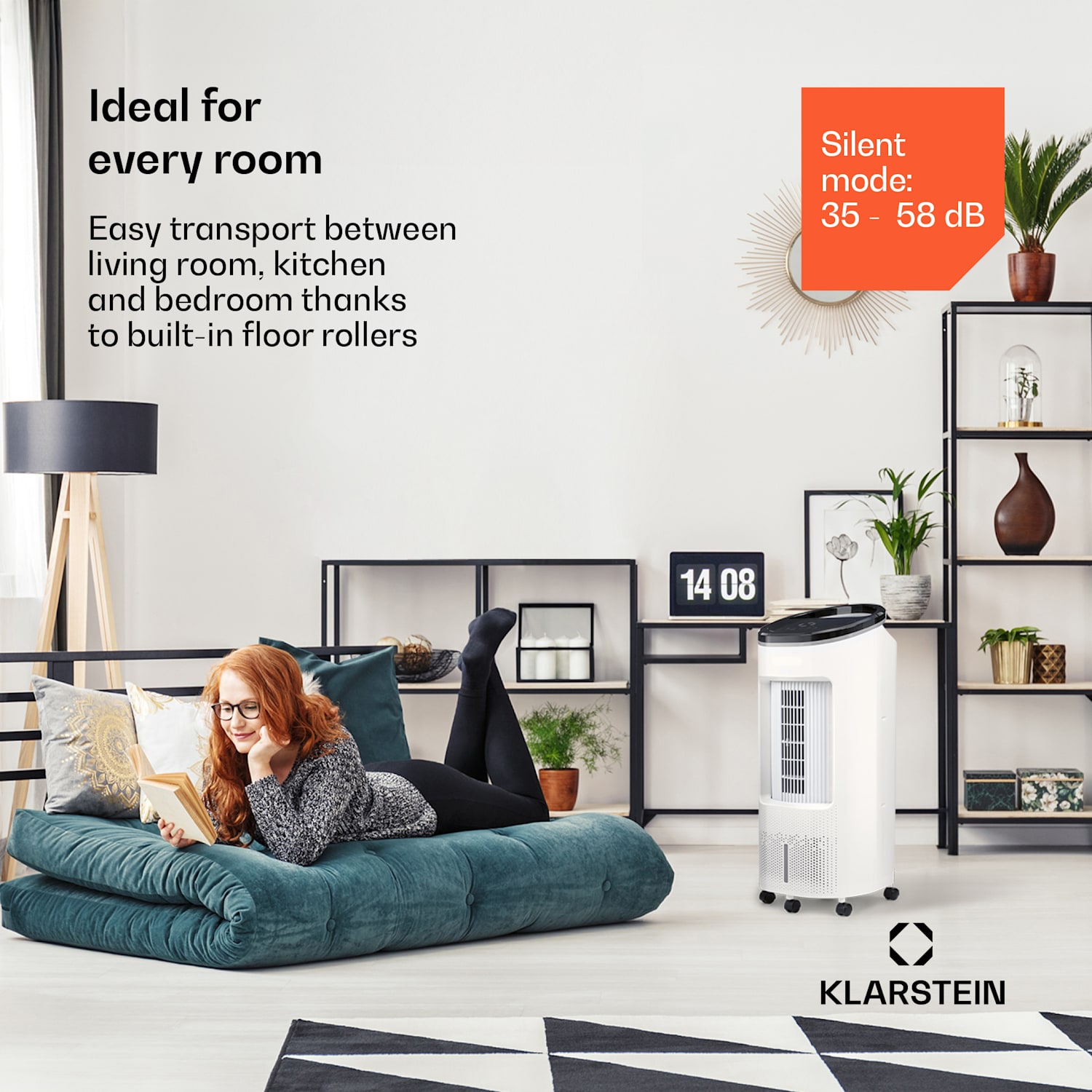 IceWind Plus Smart Inteligente 4 em 1 Refrigerador de ar Ventoinha Humidificador de ar Purificador de ar Controlo através da app 