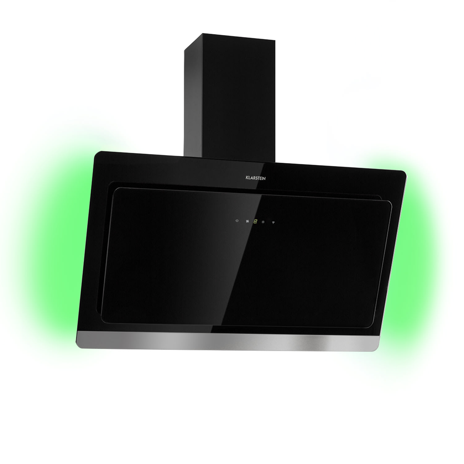 Campana extractora Aurora 90 Smart 585 m³/h 90cm sin cabeza Luz ambiental CEE A++ 90 cm | Sí | Negro
