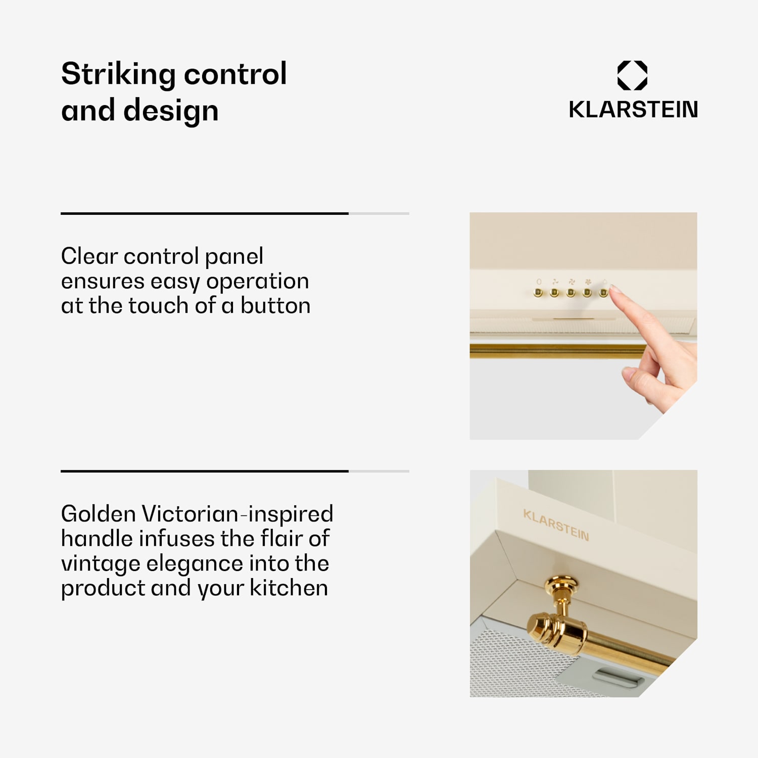 Montblanc 90 liesituuletin 610 m³/h 165 W 2 x 1,5 W LED kaide  Vintage Kerma