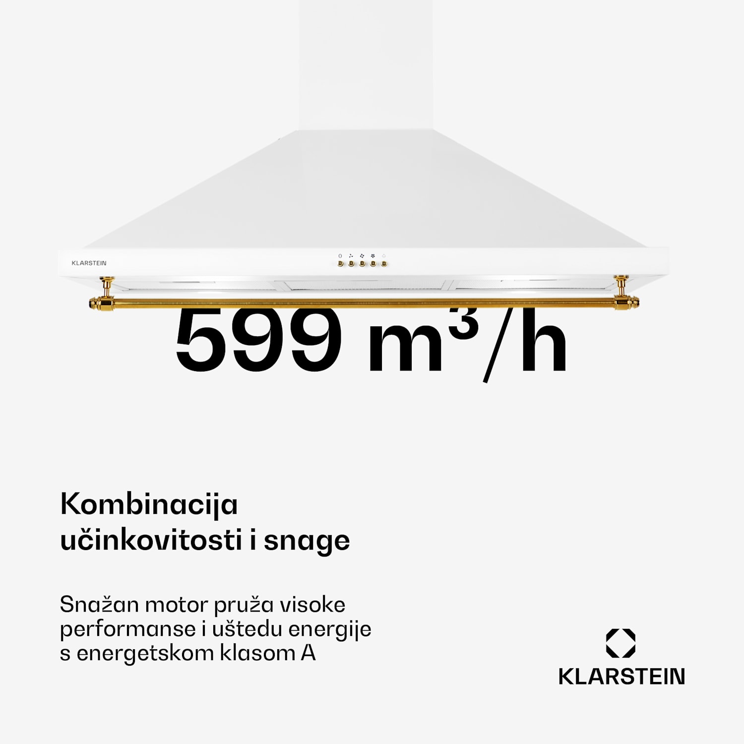 Montblanc 90, napa, 610m³/h. 165W, 2x1,5W, LED, traka 