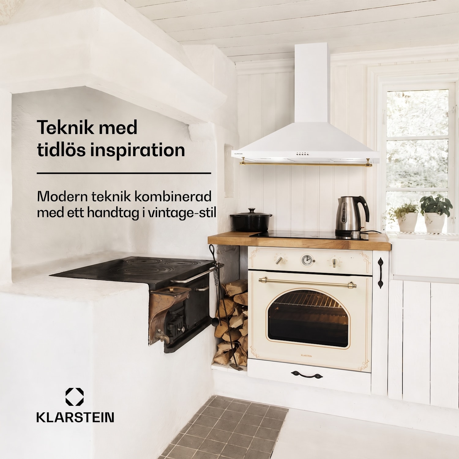 Montblanc 90 Köksfläkt 599m³/h 165W 2x1,5W LED räcke 90 cm | Vit