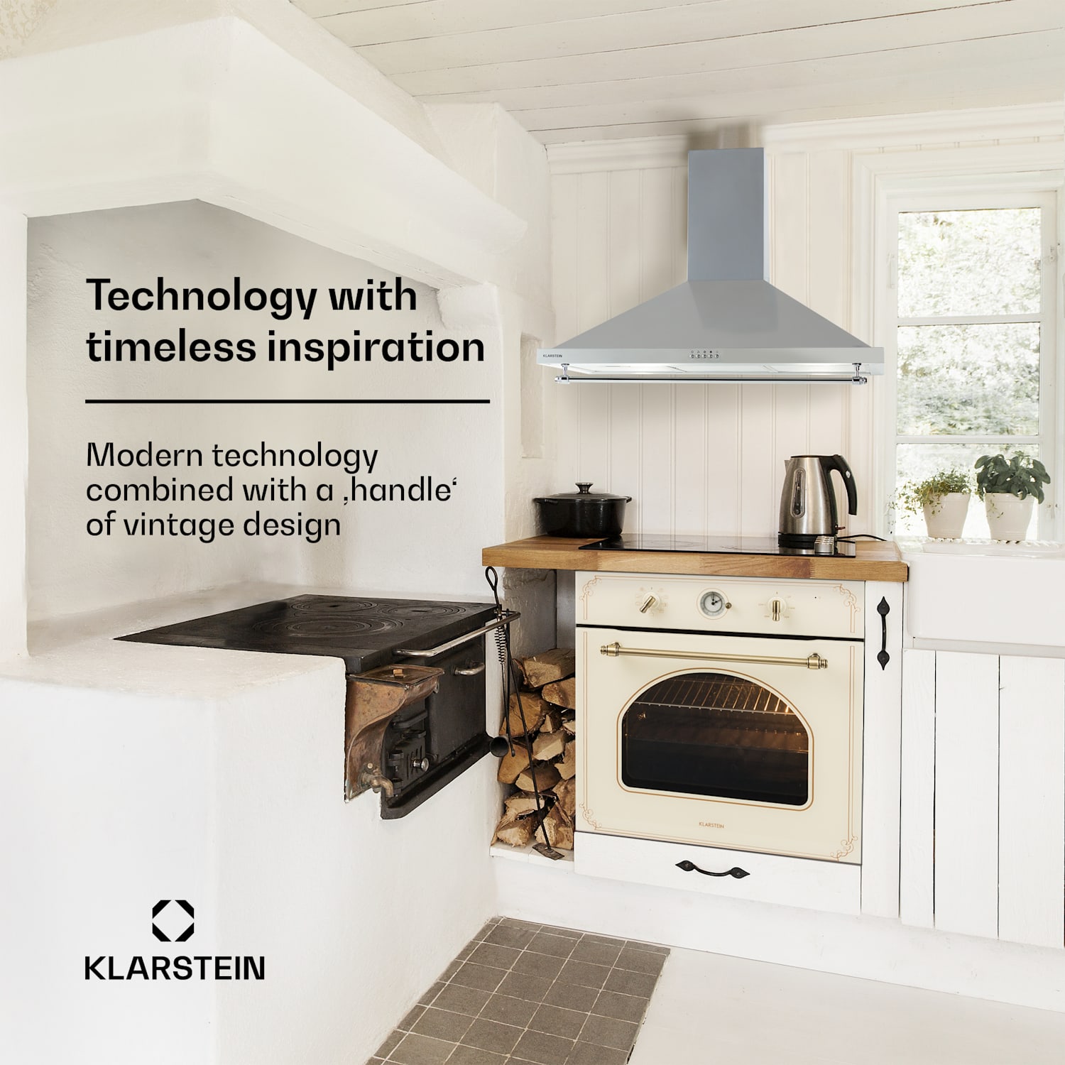 Montblanc 90 afzuigkapo 610m³/h 165W 2x 1,5 W led buis voor keukengerei  Zilver Metallic